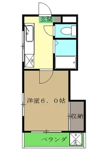 レスポワール【205号室】の間取り
