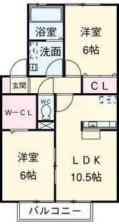 パストラーレ【2階】の間取り