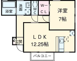 セジュールS・B【1階】の間取り