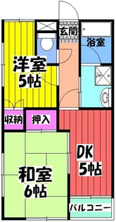 ダイドービル【201号室】の間取り