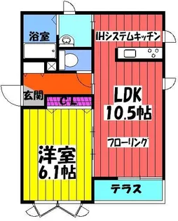 シャーメゾン慧【202号室】の間取り