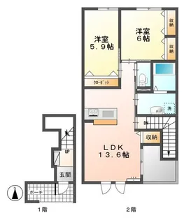 コンフォート・レジデンス【203号室】の間取り