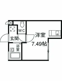 アルカディア相模大野【102号室】の間取り