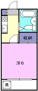 ユトリロ草間【4-B号室】の間取り