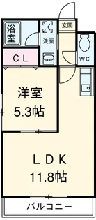 プリエール【2階】の間取り