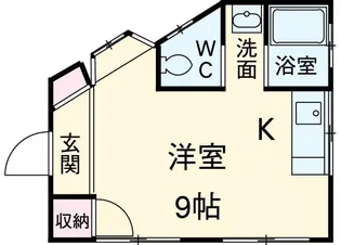 コーポ丸富【201号室】の間取り