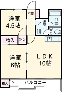 ヴィレッジ杉田A【306号室】の間取り