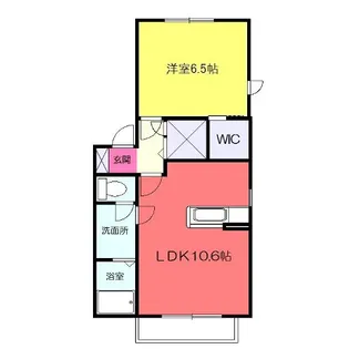 ディアコートKM【1階】の間取り