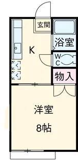 グリーンパレス【202号室】の間取り