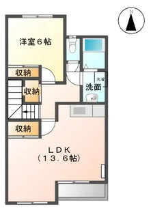 ベルディア【2階】の間取り