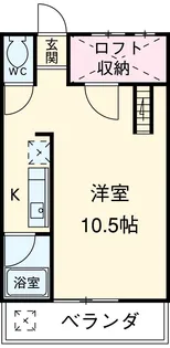 セザンヌ新栄【201号室】の間取り