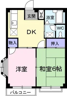 エルディムY【1階】の間取り