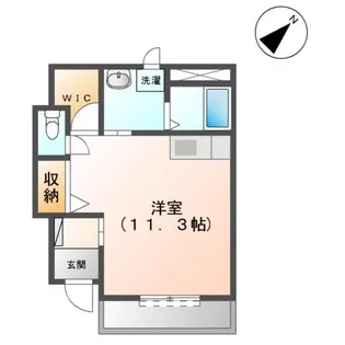 ヴィラ・サンライト Ⅱ【102号室】の間取り