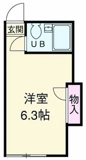 グリーンエージ【102号室】の間取り
