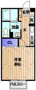 シャトレー【1階】の間取り