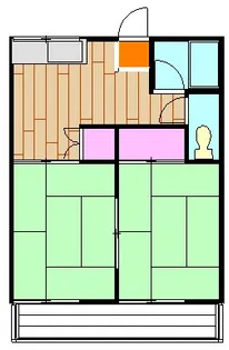 コーポ青山【2階】の間取り