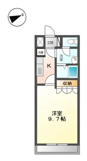 キングスクロス【2階】の間取り