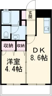 ヴィクトワール【202号室】の間取り