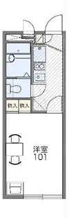 レオパレス赤坂【202号室】の間取り