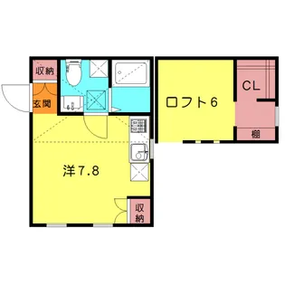 プリマ十七番館【1階】の間取り