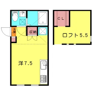 プリマClassico【2階】の間取り