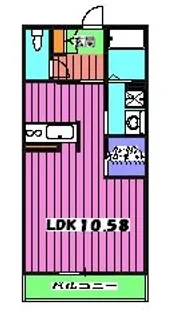 ヴェルク弐番館【2階】の間取り