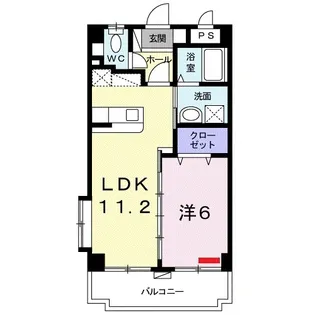 アルモ【1階】の間取り