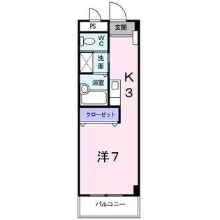 カーサ オーラ・ソーレ【4階】の間取り