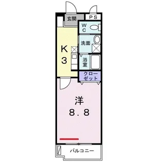 サンライトテラス【3階】の間取り