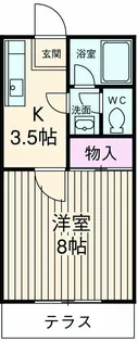 浦和ガーデンハウスⅡ【2階】の間取り