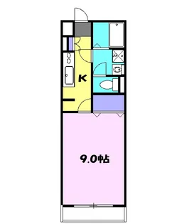 ラ・ルミエール【2階】の間取り