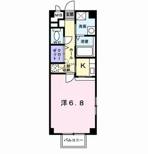 CARINO【201号室】の間取り