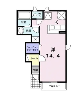 ミントハウス【1階】の間取り