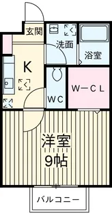 メゾン・クオレ【1階】の間取り