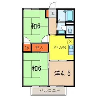 ペルルウチヤ【1階】の間取り
