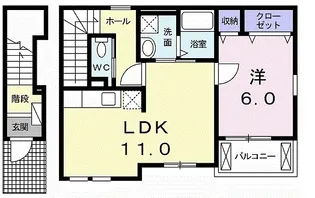 セラヴィ【2階】の間取り