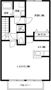 コンフォートヴィラⅡ【2階】の間取り