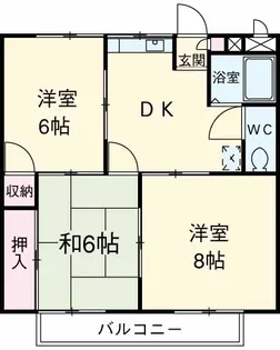 レジェンド末広B【103号室】の間取り