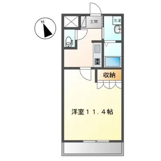 フォレストヒルズ【1階】の間取り