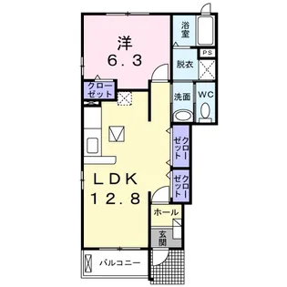 アリアーレⅡ【1階】の間取り