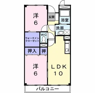 山根マーヴェラスマンション【2階】の間取り