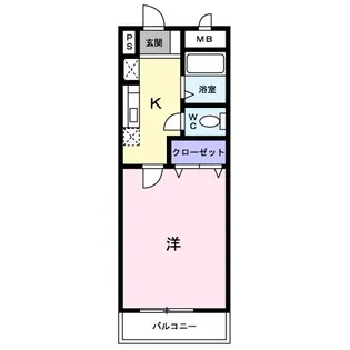 ベルウッドS【2階】の間取り