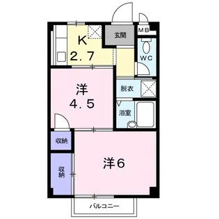 アーククロス【2階】の間取り