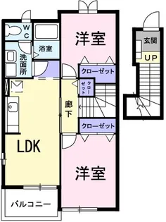 プラシード【2階】の間取り