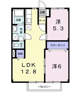 アクティブA【2階】の間取り