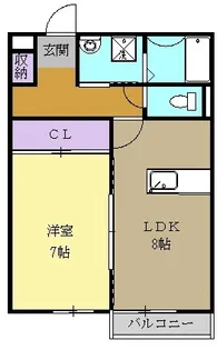 スプリングコート香久山【1階】の間取り