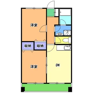 吹明館【2階】の間取り
