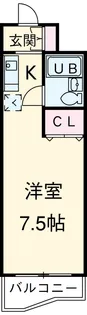萬ビル【301号室】の間取り