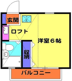 メゾン泉【202号室】の間取り