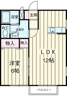 ソレイユ伍番館【1階】の間取り